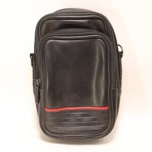 Coast Belt Bag Handbag Unisex Small Black Pouch Zip Bag Pockets Phone Cards Cash